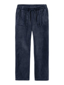 NKFDALONE VELOUR PANT DARK SAPPHIRE