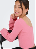 KOGNATASJA L/S DEEP BACK KNT - SEA PINK