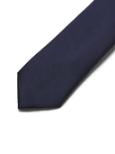 JACSOLID TIE JNR NAVY BLAZER