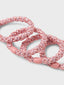 NKFACC-ARISE 4P HAIRELASTIC CAMEO PINK/GLITTER