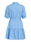 VICORLY 2/4 SHORT SHIRT DRESS BLISSFUL BLUE