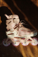 LIGHT UP ROLLER SKATES - CHERRY BLUSH