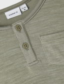 NMMWYLA WOOL/VIS LS TOP - VETIVER