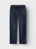 NKFDALONE VELOUR PANT DARK SAPPHIRE