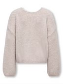 KOGDINEA L/S REVERSIBLE PULLOVER KNT - PUMICE STONE