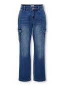 KOGSAFARI MISSOOURI HW STR CARGO MEDIUM BLUE DENIM