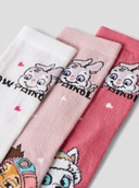 NMFJIPPY PAWPATROL 3P SOCK BURNISHED LILAC