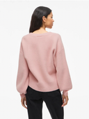 VIRADIA L/S ROSE CARDIGAN - PINK NECTAR