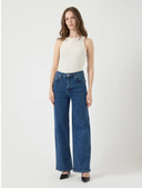 YASROSIE HW DENIM JEANS - MEDIUM BLUE DENIM