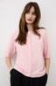 VISEBORA 2/4 KNIT CARDIGAN - PINK NECTAR