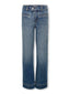 KOGJUICY FRONT POCKET WIDE LEG - MEDIUM BLUE DENIM