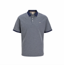 JPRBLUALVES SS POLO JNR - MARITIME BLUE/MELANGE