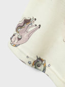 NMFWILLITUS WOOL LS TOP SNOW WHITE