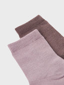 NAME IT - NMFWAKTA 2P SOCK - PURPLE DOVE