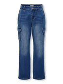 KOGSAFARI MISSOOURI HW STR CARGO MEDIUM BLUE DENIM