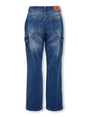 KOGSAFARI MISSOOURI HW STR CARGO MEDIUM BLUE DENIM