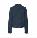 YASSARGO LS KNIT CARDIGAN - SARGASSO SEA/GOLD