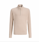 JPRBLUBARKLEY KNIT HALF ZIP JNR - SIMPLY TAUPE