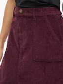 VIFROST CORDUROY A-LINE HW SKIRT - FIG
