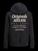 JORBROOKLYN BACK SWEAT HOOD JNR BLACK