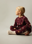 NMNVISMAS LS NIGHTSET - BURGUNDY XMAS (Str. 92-128)