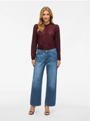 VIPALMA RW WIDE JEANS MEDIUM BLUE DENIM