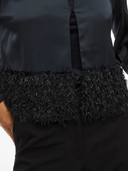 VIVEER O-NECK L/S CARDIGAN - BLACK BEAUTY