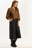 ALMA BLOUSE - BROWN