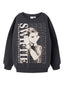 NAME IT - NKFFESI TSWIFT NREG SWEAT SKY - ASPHALT