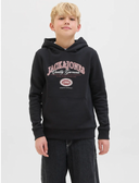 JJARI BRANDING SWEAT HOOD JNR - BLACK