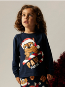 NMMSLAVA PAW LS NIGHTSET - NAVY BLAZER