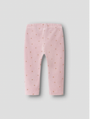 NBFNORAH VEL LEGGING - BURNISHED LILAC