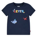 LVB COASTAL CRITTERS LOGO TEE DARK BLUE