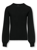 KOGSALINA O-NECK PULLOVER CS KNT BLACK