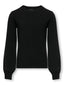 KOGSALINA O-NECK PULLOVER CS KNT BLACK