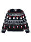 NKNRASTOKKE LS KNIT DARK SAPPHIRE