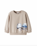 NMMNARINA LS NREG SWEAT BRU BOX - ISLAND FOSSIL