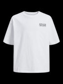 JORBROOKLYN GRAPHIC BACK TEE SS BRIGHT WHITE