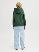JORNORREBRO EMB SWEAT HOOD JNR - SYCAMORE