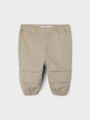 NBMBEN BAGGY R TWI PANT 3300 PURE CASHMERE