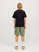 JJEURBAN EDGE TEE SS O-NECK NOOS JNR BLACK