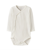 NBMVROLLE LS WRAP BODY - CLOUD DANCER