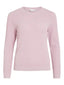 VIDALO O-NECK L/S KNIT TOP WINSOME ORCHID