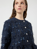 YASDIRA LS SHORT JACKET - NAVY BLAZER