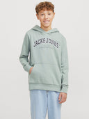 JJECALEB VARISITY SWEAT HOOD JNR ICEBERG GREEN/LOOSE
