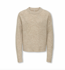 KOGCAMILLA O-NECK L/S PULLOVER KNT - PUMICE STONE