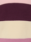 KOGSANDY L/S STRIPE PULLOVER KNT MAUVE WINE/CHALK PINK