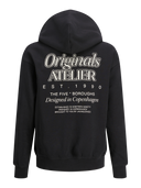 JORBROOKLYN BACK SWEAT HOOD JNR BLACK