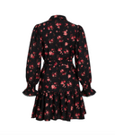 VICLO ROSE LS SHIRT DRESS - BLACK BEAUTY