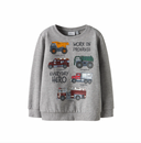 NMMORSON TONKA NREG SWEAT BRU - GREY MELANGE
